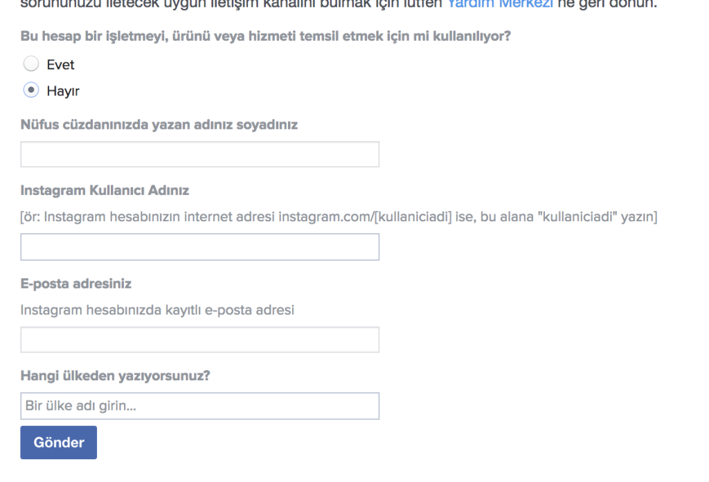 Instagram Telefonum Değişti Giriş Yapamıyorum -2