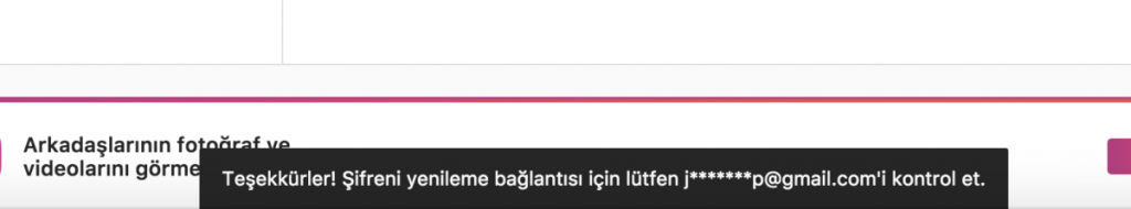 Instagram E-Postamı Bilmiyorum Unuttum
