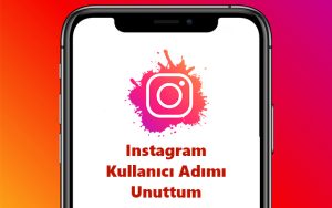 Instagram kullanıcı adını unuttum